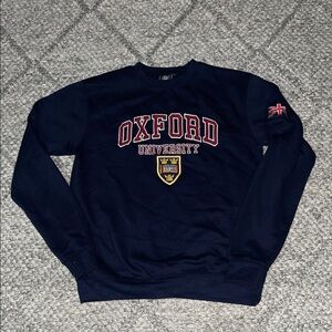 Oxford University Crewneck Sweater - Navy